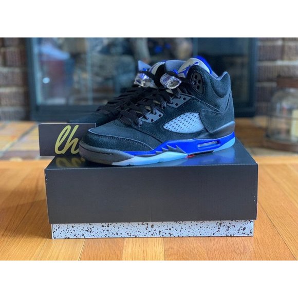 Sz 5y Air Jordan Retro 5 "Racer Blue" - Picture 2 of 5